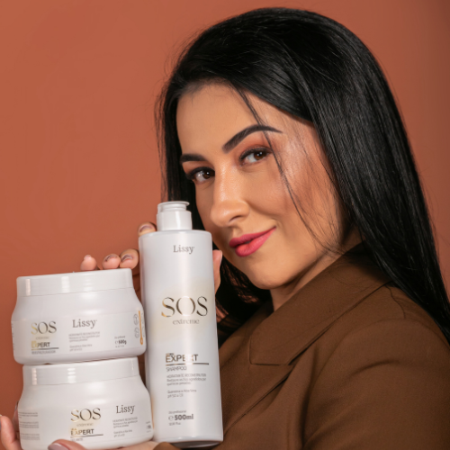 Kit Reconstrutor SOS Extreme Profissional Recuperação, Nutrição e Proteção Imediata para Cabelos Danificados