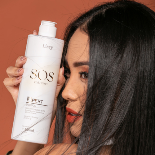 Shampoo SOS Extreme 500ml Passo 1- Transforme Seus Cabelos Hoje Mesmo
