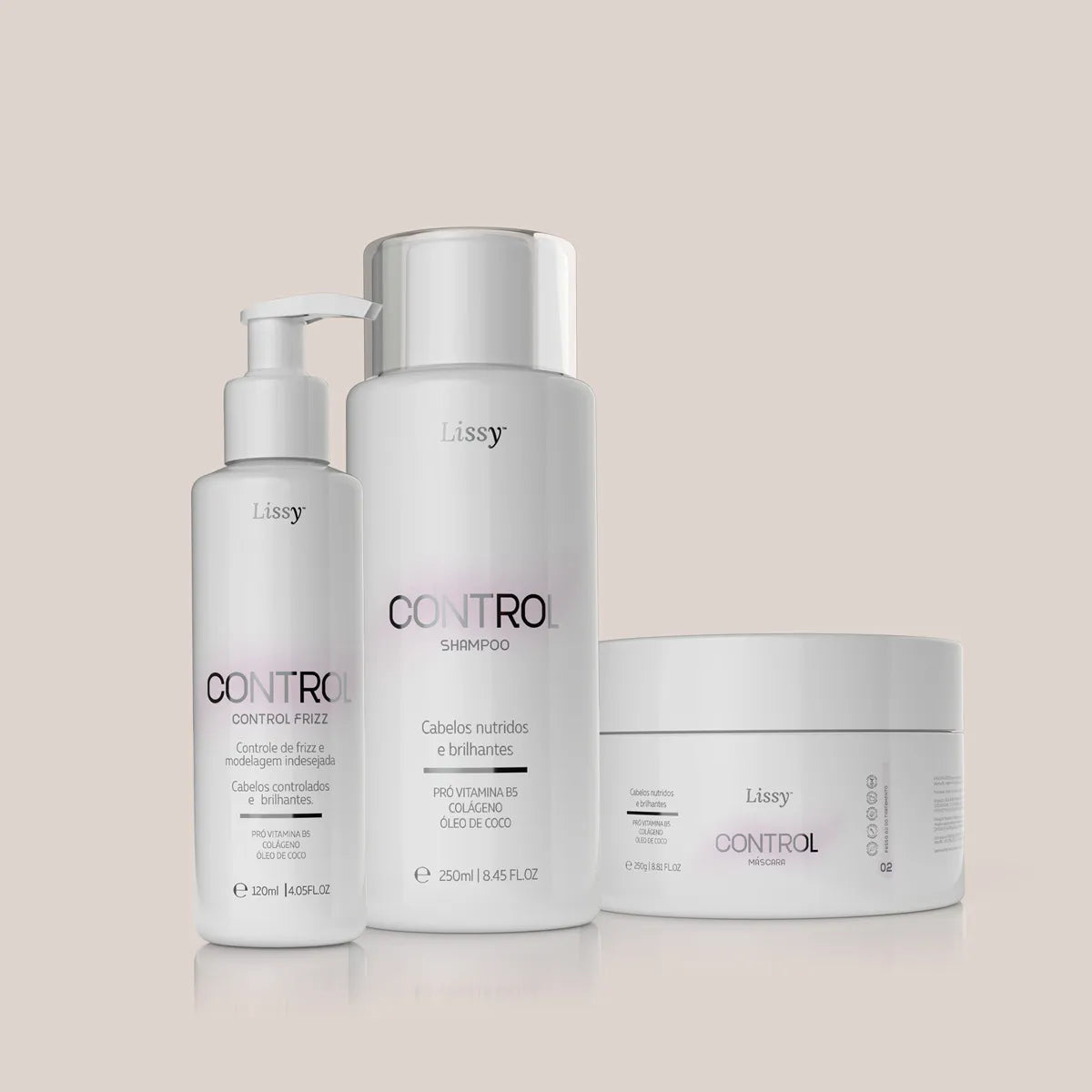 Kit Control Hidratação, Nutrição e Brilho