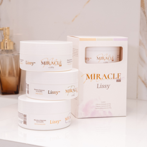 Kit Miracle Cronograma Capilar de Chuveiro: Hidratação, Nutrição e Restauração
