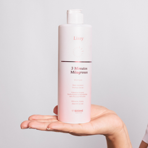 Shampoo Hidratante 3 Minutos Milagrosos - 500ml | Resultados Visíveis em Poucos Minutos!"