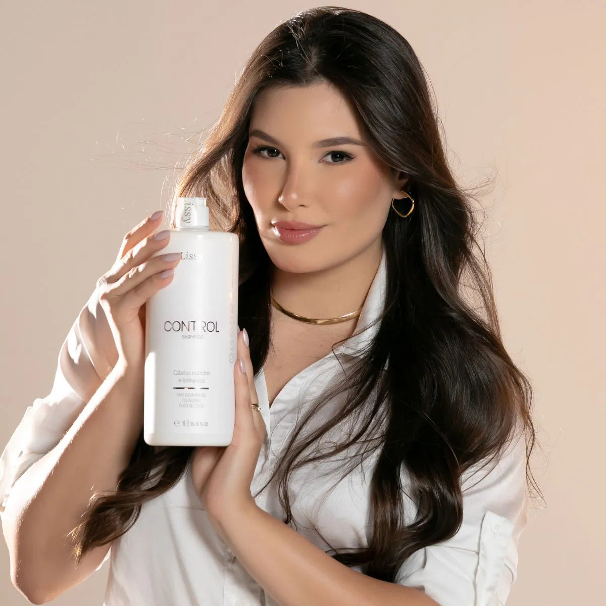 Shampoo Control Frizz 1L - Hidratação e Brilho Imediatos